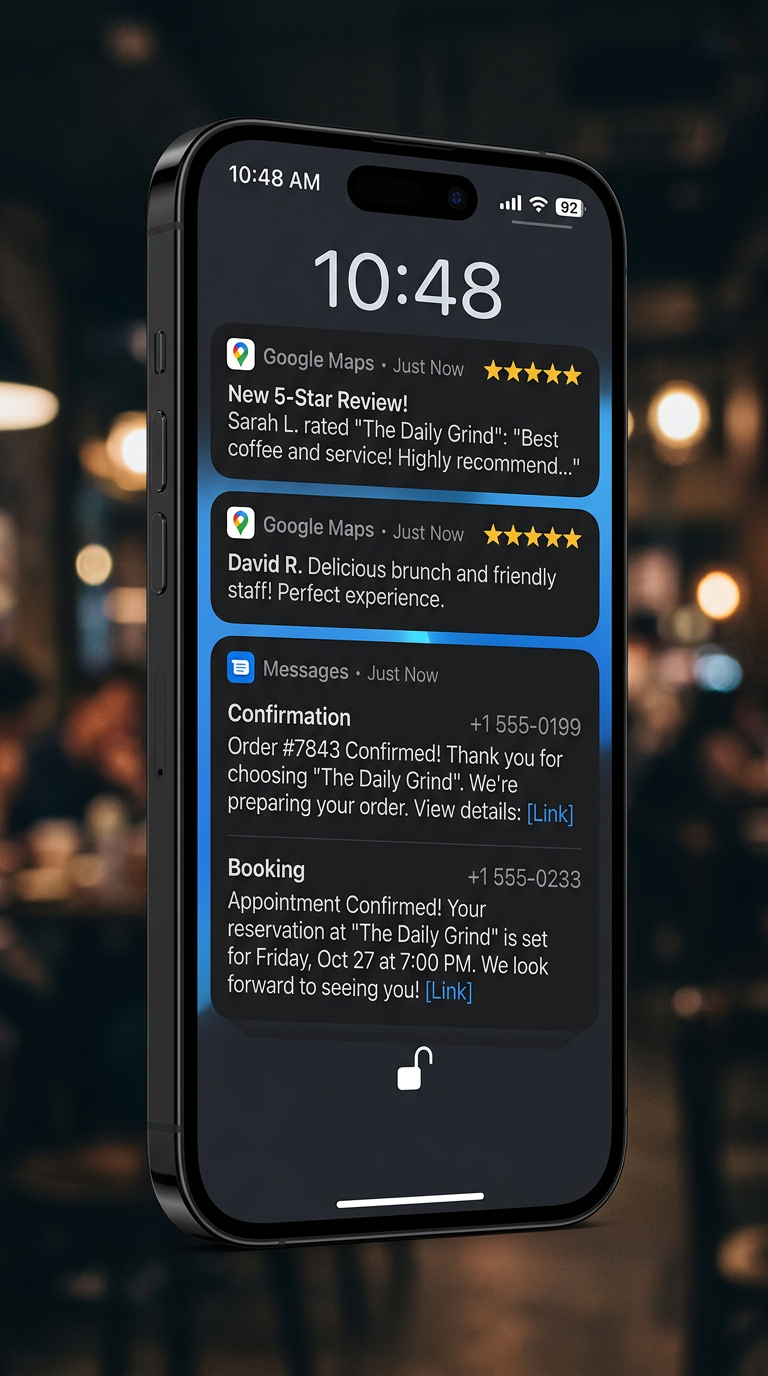 You get reviews and repeat business on autopilot