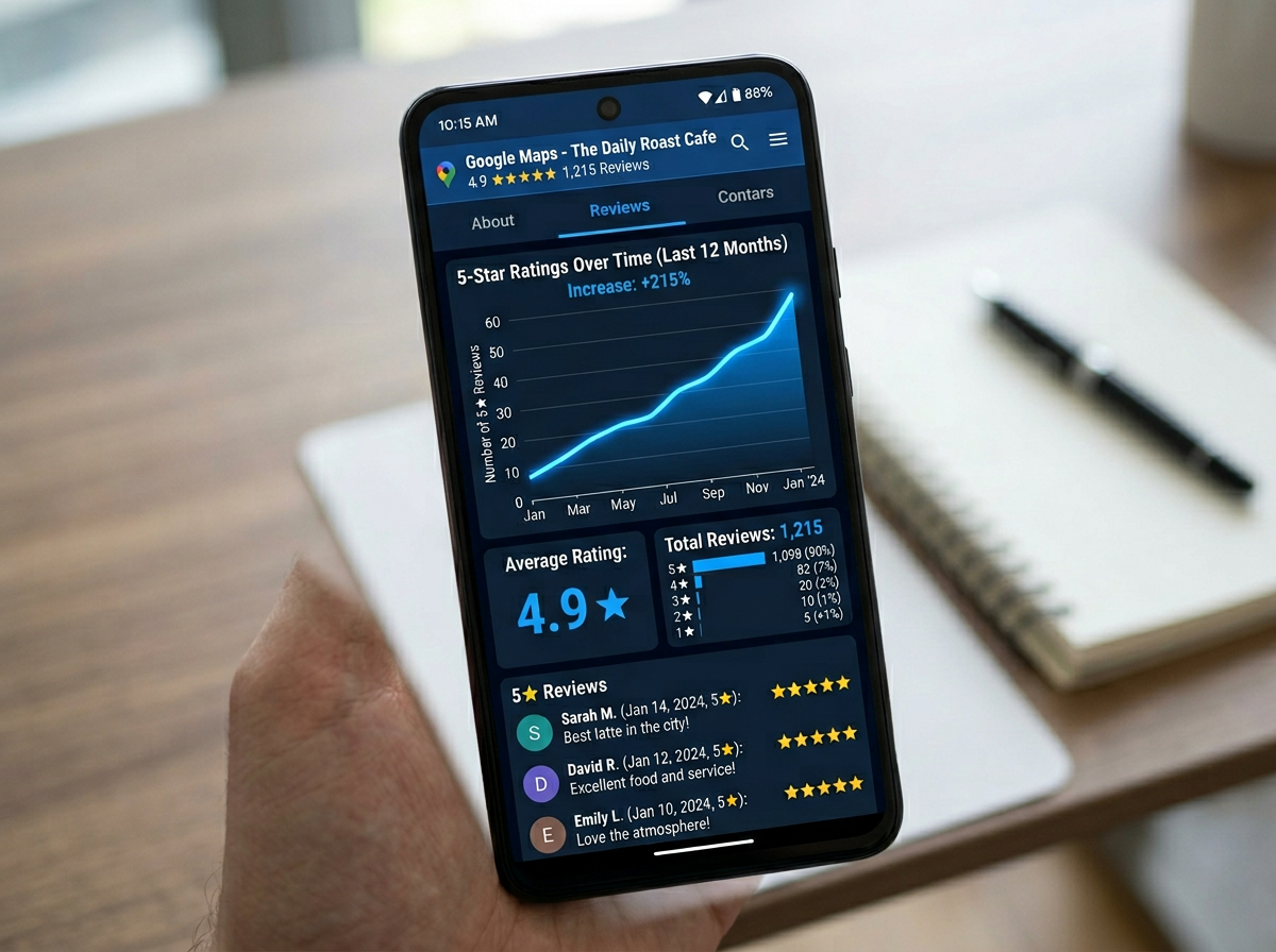 Reviews and repeat business run themselves