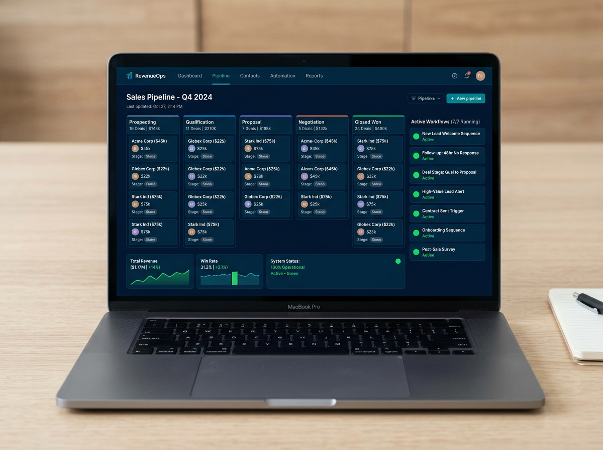Connekct CRM dashboard